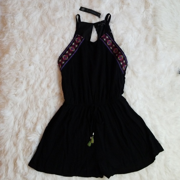 AS U WISH romper black size small s tank shorts - Picture 1 of 8